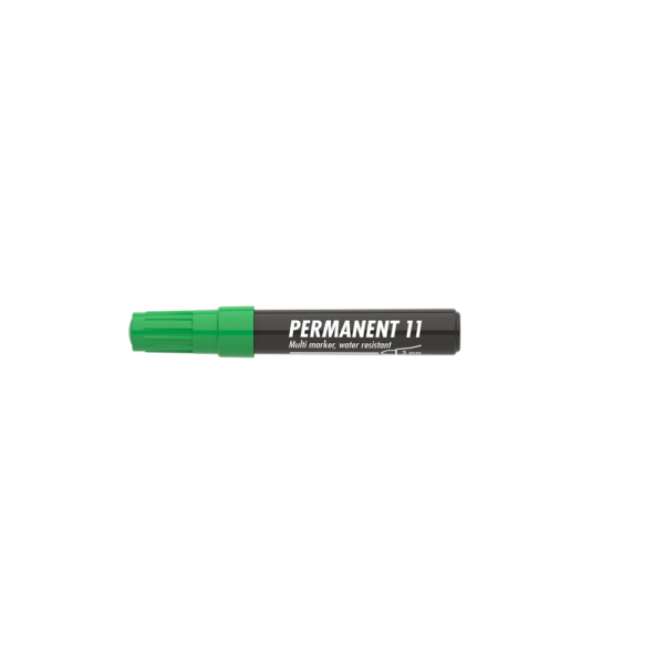 Permanent marker 3mm kerek Ico 11 zold i210971