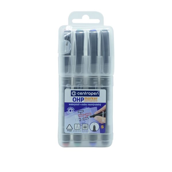 Permanent marker CENTROPEN OHP 2634 S 4 keszlet 0 3mm i71340