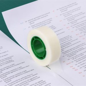 Ragasztószalag, írható, 19 mm x 33 m, APLI "Invisible", átlátszó