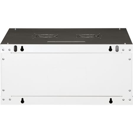 Rack szekrény, fali, 19", 4U, lapraszerelt, LANDE "PROlineB", szürke 2 Rack szekrény, fali, 19", 4U, lapraszerelt, LANDE "PROlineB", szürke