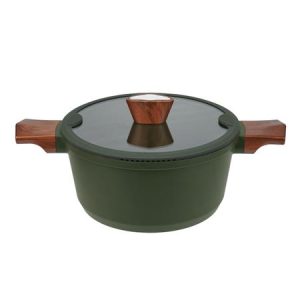 Főzőedény / lábas, fedővel, 24 cm, 4,6L, RESTO "SADR 93703"