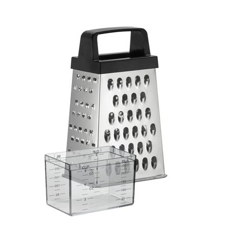 Konyhai reszelő, 4 oldalú, tárolóval, RESTO "Sham 95412" 1 RESTO