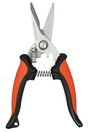 Olló, multifunkciós, rozsdamentes acél, FISCHER DAREX 1 FISCHER DAREX