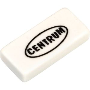Radír Centrum szintetikus gumi 30x14x6 mm fehér