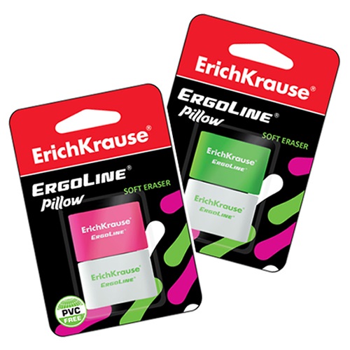 Radír ErichKrause Pillow 2 db/bliszter 1 Radír ErichKrause Pillow 2 db/bliszter
