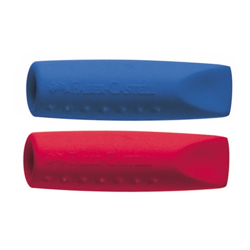 Radír Faber-Castell Grip 2001 kupakradír színes 2 db/csomag 1 Radír Faber-Castell Grip 2001 kupakradír színes 2 db/csomag