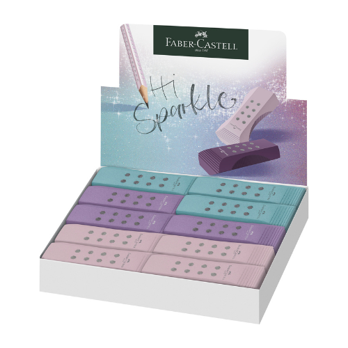 Radír Faber-Castell RollOn Sparkle vegyes színek 1 Radír Faber-Castell RollOn Sparkle vegyes színek