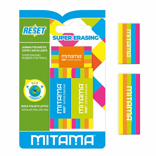 Radír Mitama szivárványszínű 3 db-os klt. 1 Radír Mitama szivárványszínű 3 db-os klt.