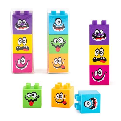 Radír Trendhaus LITTLE MONSTER 3 emeletes torony, 2 féle 1 Radír Trendhaus LITTLE MONSTER 3 emeletes torony, 2 féle