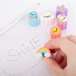 Radír Trendhaus Unicorn & Candy 6 db/doboz, 2 féle készlet - Image 4