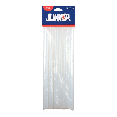 Ragasztó Junior Heli stick 11 x 180 mm ( 40 W ragasztópisztolyhoz ) 6 db/csomag 1 Ragasztó Junior Heli stick 11 x 180 mm ( 40 W ragasztópisztolyhoz ) 6 db/csomag