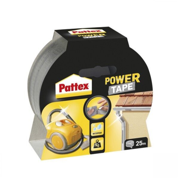 Ragasztoszalag ezust 48mmx25m tepheto szalerositett POWER TAPE PATTEX i16551