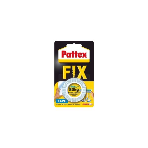 Ragasztoszalag ketoldalas 19 mm x 15 m HENKEL Pattex Fix 80 kg i45932