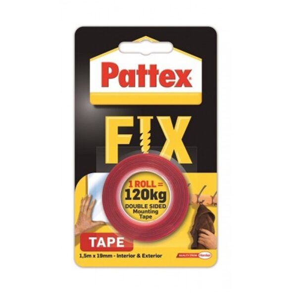 Ragasztoszalag ketoldalas 19mmx1 5 m Henkel Patex Fix 120 kg i594846