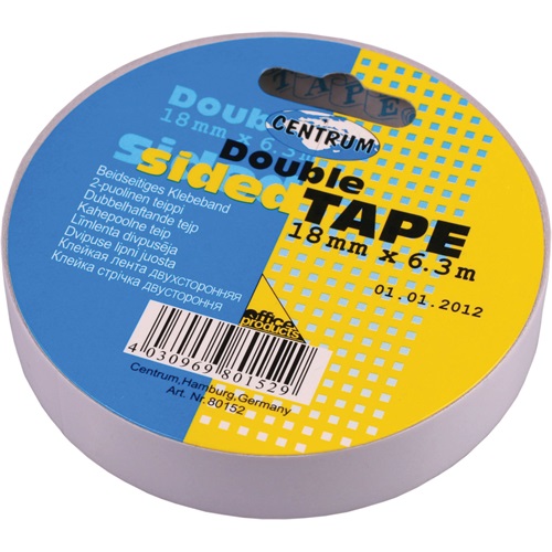 Ragasztószalag kétoldalas Centrum 18 mm x 6.3 m 2 Ragasztószalag kétoldalas Centrum 18 mm x 6.3 m - Image 2