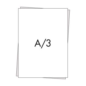 Rajzlap A/3 180g műszaki Dipa csomagos 10 lap/csomag nejlonos