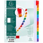 Regiszter karton Exacompta A/4 MAXI 1-12-ig laminált fülekkel - Image 3