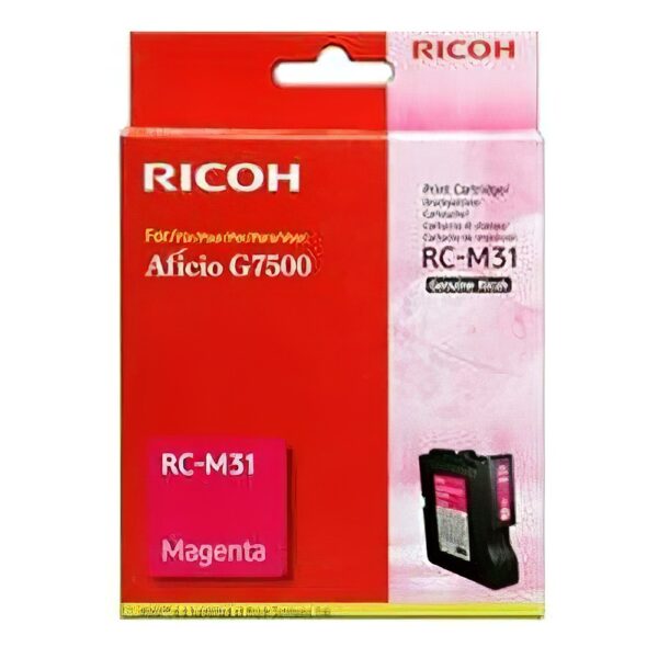 Ricoh RCM31 tintapatron magenta ORIGINAL leertekelt i182062