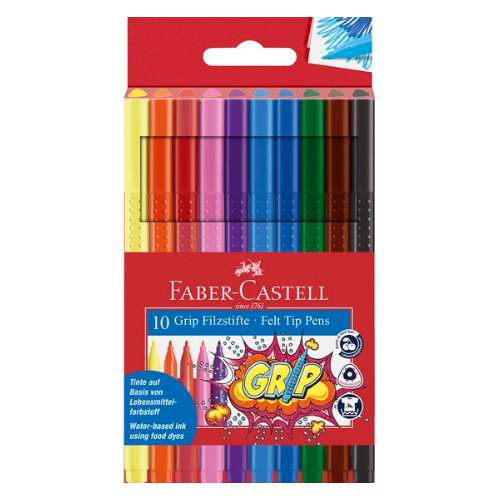 Rostirón Faber-Castell Grip 10 db-os klt. 1 Rostirón Faber-Castell Grip 10 db-os klt.