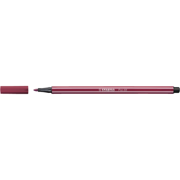 Rostiron filctoll 1mm M STABILO Pen 68 bordo i599301