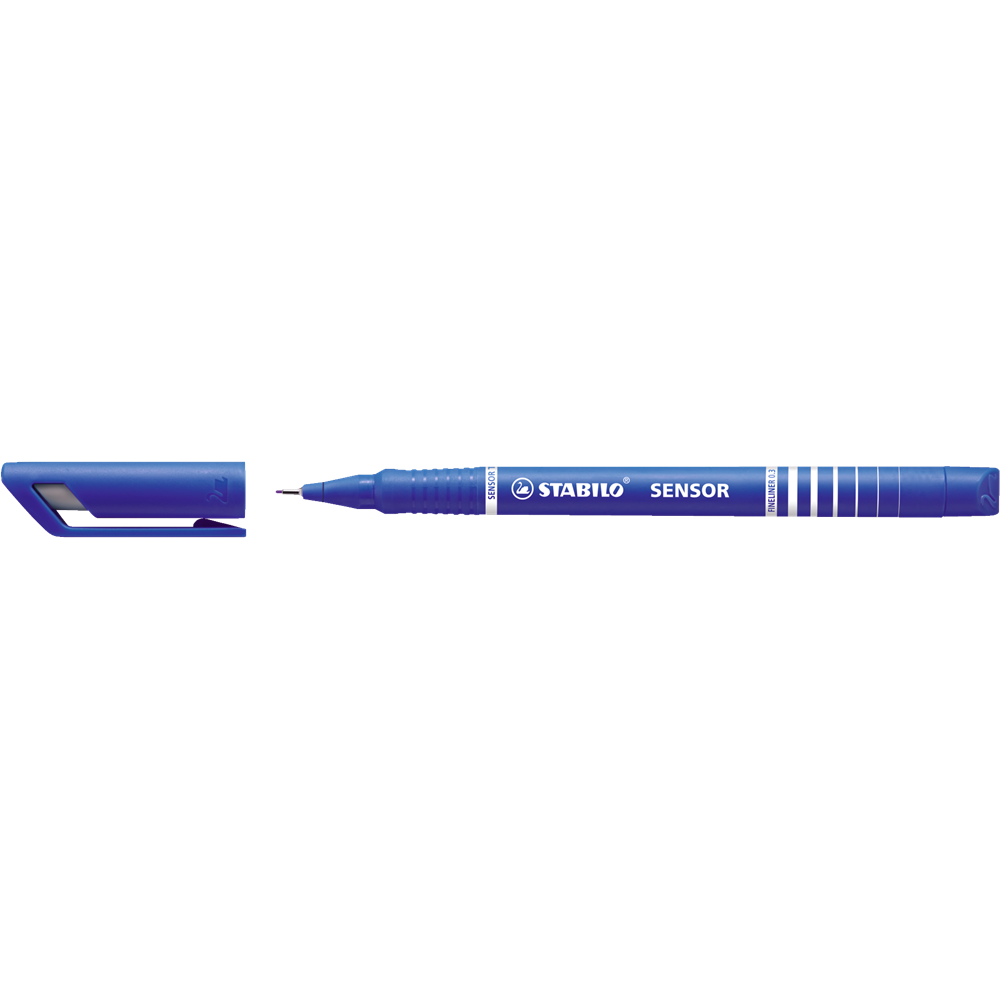 Rostirón, tűfilc 0,3mm, F STABILO Sensor kék 1 Rostirón, tűfilc 0,3mm, F STABILO Sensor kék