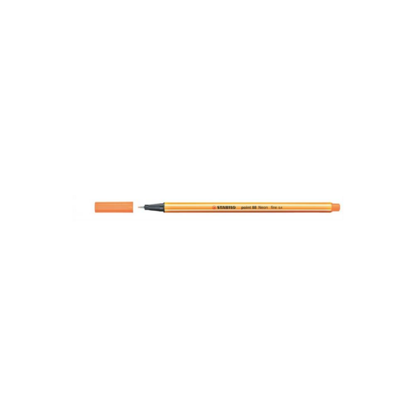 Rostiron tufilc 0 4mm STABILO Point 88 neon narancs i239739