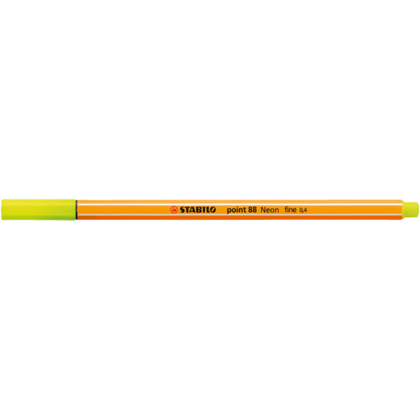 Rostiron tufilc 0 4mm STABILO Point 88 neon sarga i598977