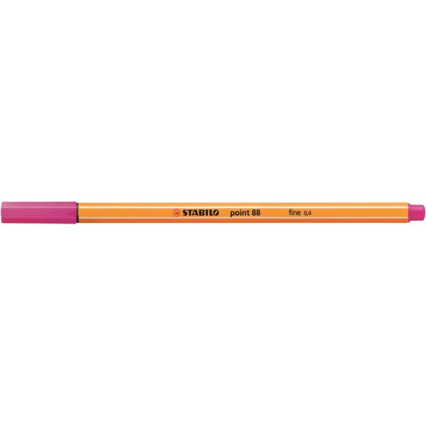 Rostiron tufilc 0 4mm STABILO Point 88 pink i598401