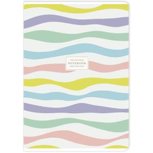 Füzet, tűzött, A4, kockás, 40 lap, SHOLYARYK "Notebook", vegyes