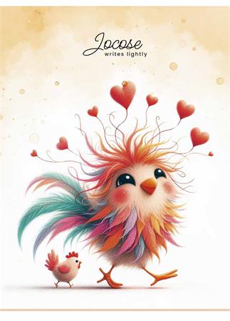 Füzet, tűzött, A5, vonalas, 48 lap, SHKOLYARYK "Writes lightly", vegyes 3 Kötött és tűzött füzetek A5