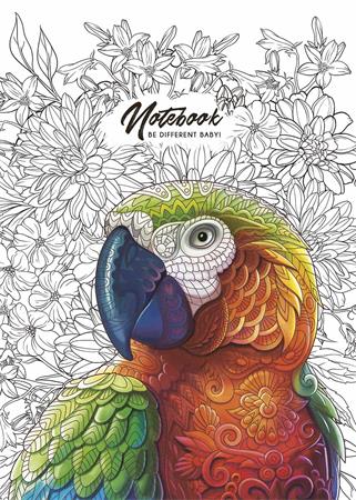 Jegyzettömb, ragasztott, A5, vonalas, 50 lap, SHKOLYARYK "Be different", vegyes minta 1 SHKOLYARYK