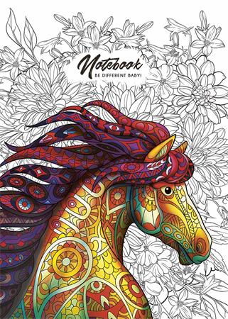 Jegyzettömb, ragasztott, A5, vonalas, 50 lap, SHKOLYARYK "Be different", vegyes minta 3 Jegyzettömbök