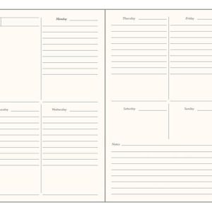 Naptár, tervező, dátum nélküli, A5, vonalas, műbőr borító, SHKOLYARYK "Genius", azúr kék