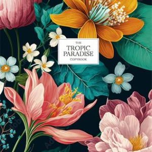 Füzet, tűzött, A5, vonalas, 80 lap, SHKOLYARYK "Tropic Paradise", vegyes