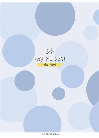 Füzet, tűzött, A5, vonalas, 80 lap, SHKOLYARYK "Oh my notes", vegyes 1 SHKOLYARYK