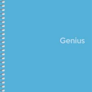 Spirálfüzet, A5, kockás, 80 lap, PP borító, SHKOLYARYK "Genius", vegyes