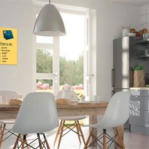 Mágneses üvegtábla, 60x40 cm, BE!BOARD, napsárga