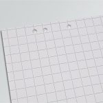 Flipchart papír, négyzethálós, 68x98 cm, 5x20 lap, SIGEL