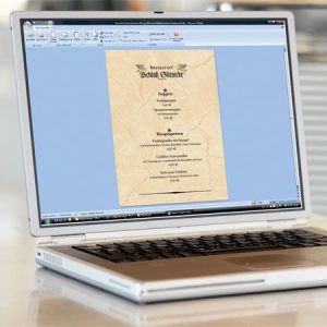 Előnyomott papír, kétoldalas, A4, 90 g, SIGEL, bézs, gránit