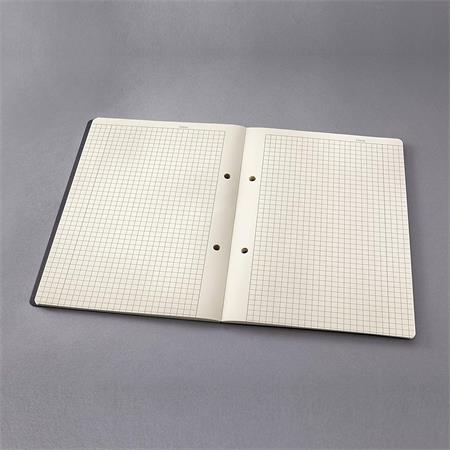 Füzet, exkluzív, A5, kockás, 60 lap, keményfedeles, SIGEL "Conceptum", fekete 3 Kötött és tűzött füzetek A5