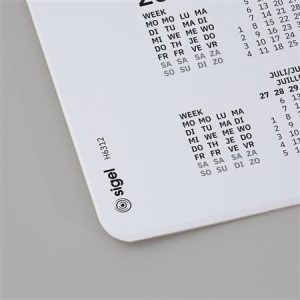 Könyökalátét, 595x410 mm, 3 éves és heti tervezővel, SIGEL "Pastel"