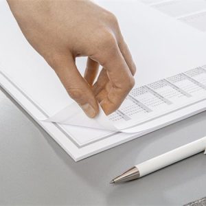 Könyökalátét, 595x410 mm, 3 éves és heti tervezővel, SIGEL "Watercolor Sea"