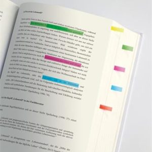 Jelölőcímke, műanyag, 10x40 lap, 6x50 mm, SIGEL "Micro", vegyes szín