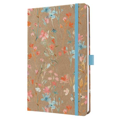 Naptár, A5, heti, 2026, kemény borító, SIGEL "Jolie", Green Floral Serenity 1 SIGEL