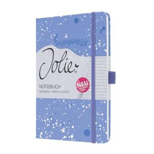 Jegyzetfüzet, exkluzív, 135x203 mm, vonalas, 87 lap, keményfedeles, SIGEL "Jolie" Happiness