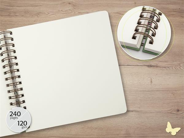 Spirálfüzet, 234x215 mm, sima, 120 lap, keményfedeles, SIGEL "Jolie Golden Rain" 2 Spirálfüzet, 234x215 mm, sima, 120 lap, keményfedeles, SIGEL "Jolie Golden Rain"