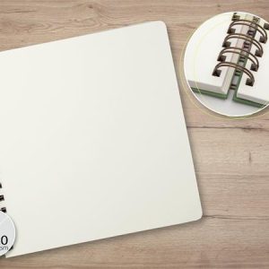 Spirálfüzet, 234x215 mm, sima, 120 lap, keményfedeles, SIGEL "Jolie Fairytale Garden"