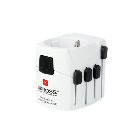 Adapter, világutazóknak, földelt, SKROSS 1 SKROSS