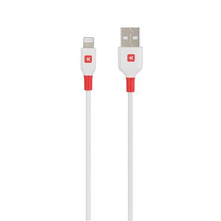 Töltőkábel, USB-A/Lightning (Apple), 1,2m, SKROSS, fehér 1 SKROSS
