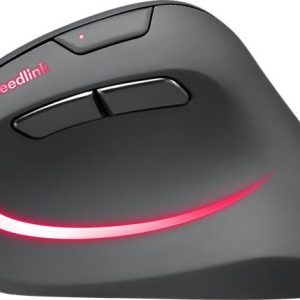 Egér, vezeték nélküli, optikai, vertikális, USB, SPEEDLINK "Piavo Pro", fekete